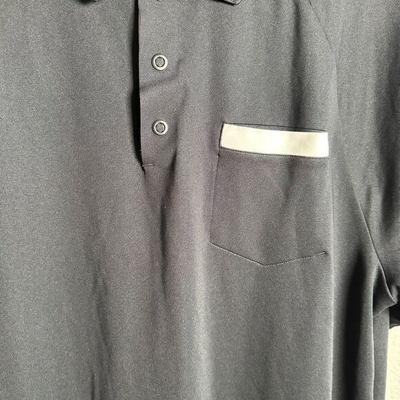 EUC UA Under Armour Men’s Black Short Sleeve Polo - Size Large - Picture 3 of 6